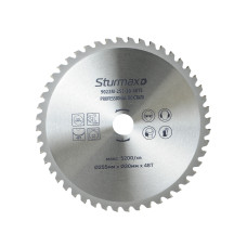 Диск пиляльний 255х30 мм 48 зубів по сталі Sturmax 9022M-255-30-48TS Диск пиляльний 255х30 мм 48 зубів по сталі Sturmax 9022M-255-30-48TS