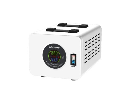 Релейний стабілізатор напруги Sturmax LED 10000 ВА PSM9310001R