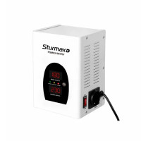 Настінний релейний стабілізатор напруги Sturmax LED 1000 ВА PSM931001RV