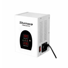 Настінний релейний стабілізатор напруги Sturmax LED 2000 ВА PSM932001RV Настінний релейний стабілізатор напруги Sturmax LED 2000 ВА PSM932001RV