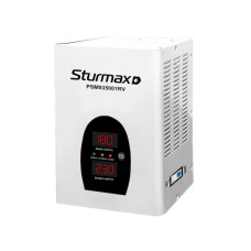 Настінний релейний стабілізатор напруги Sturmax LED 5000 ВА PSM935001RV Настінний релейний стабілізатор напруги Sturmax LED 5000 ВА PSM935001RV