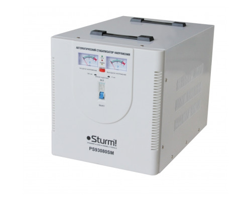 Стабілізатор напруги, сервопривід Sturm 8000 ВA PS93080SM Стабілізатор напруги, сервопривід Sturm 8000 ВA PS93080SM